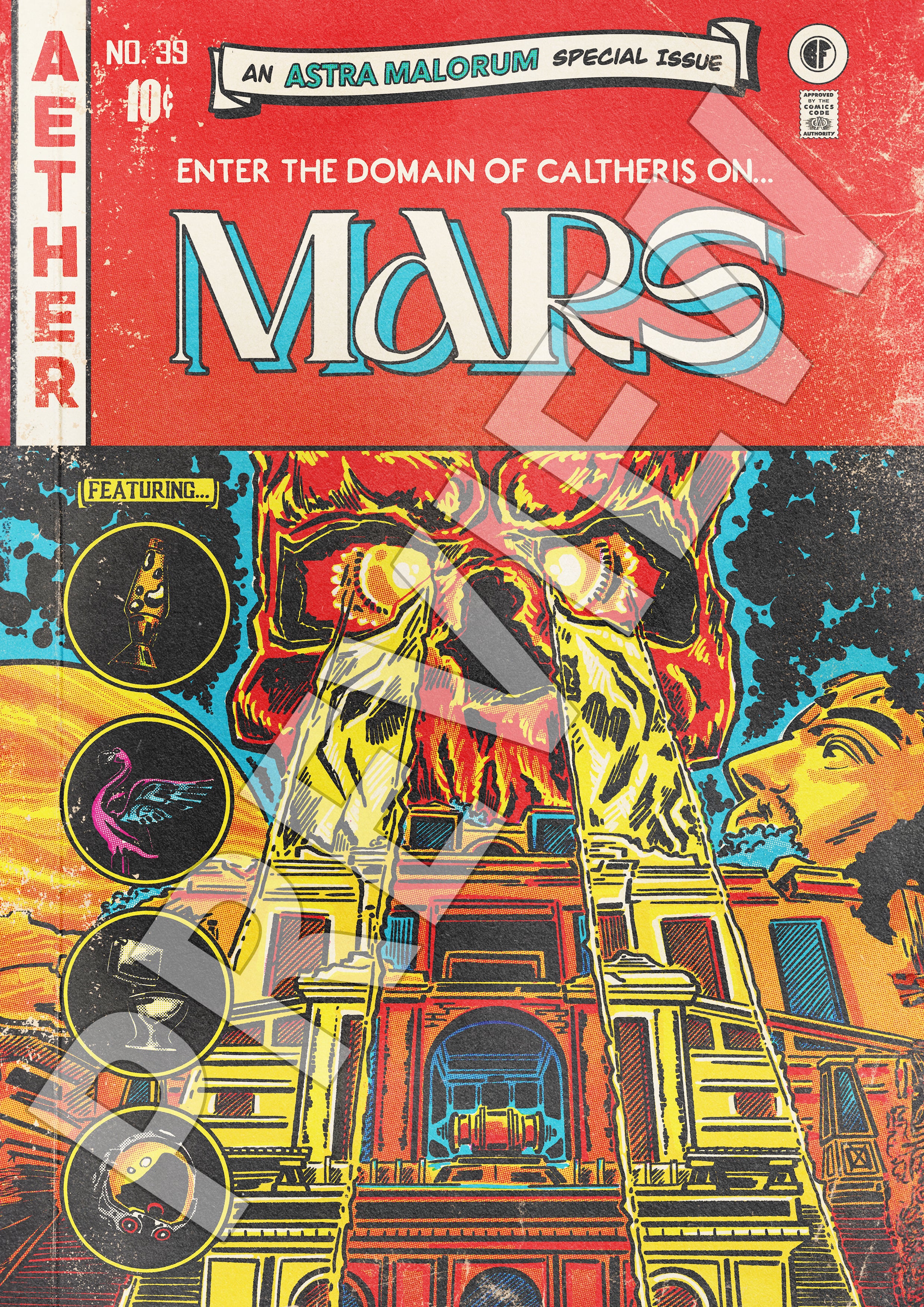 **"Mars" Survival COMIC POSTER (Only 50 Available)