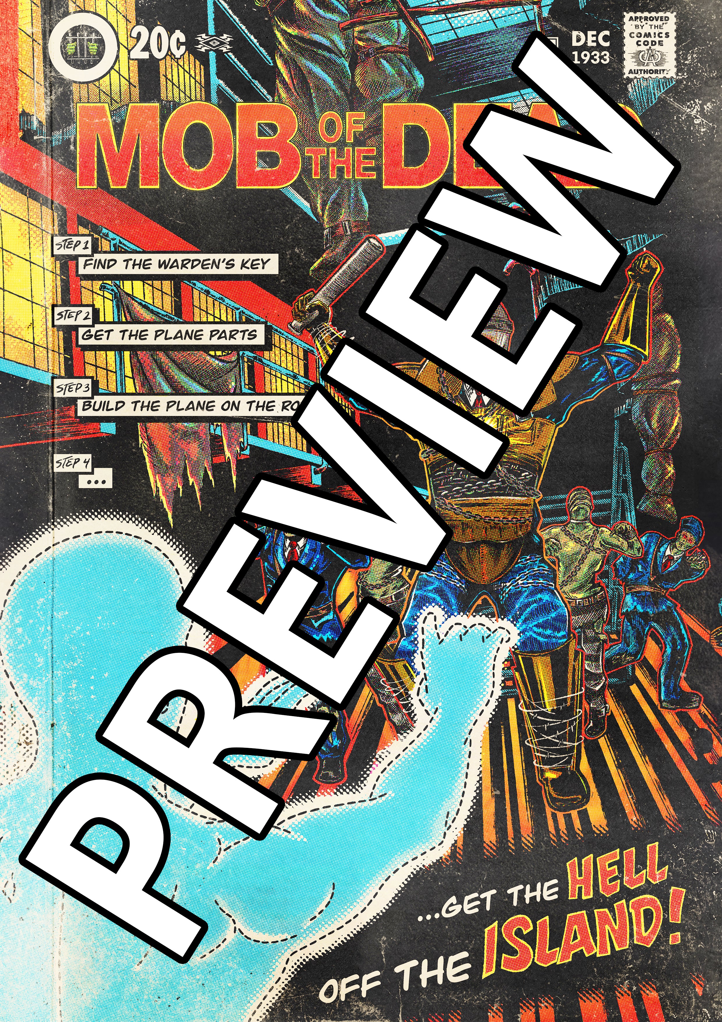*MOB OF THE DEAD COMIC BOOK POSTER