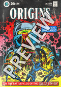 ORIGINS LARGE Comic Poster (Limited to 50 Prints)