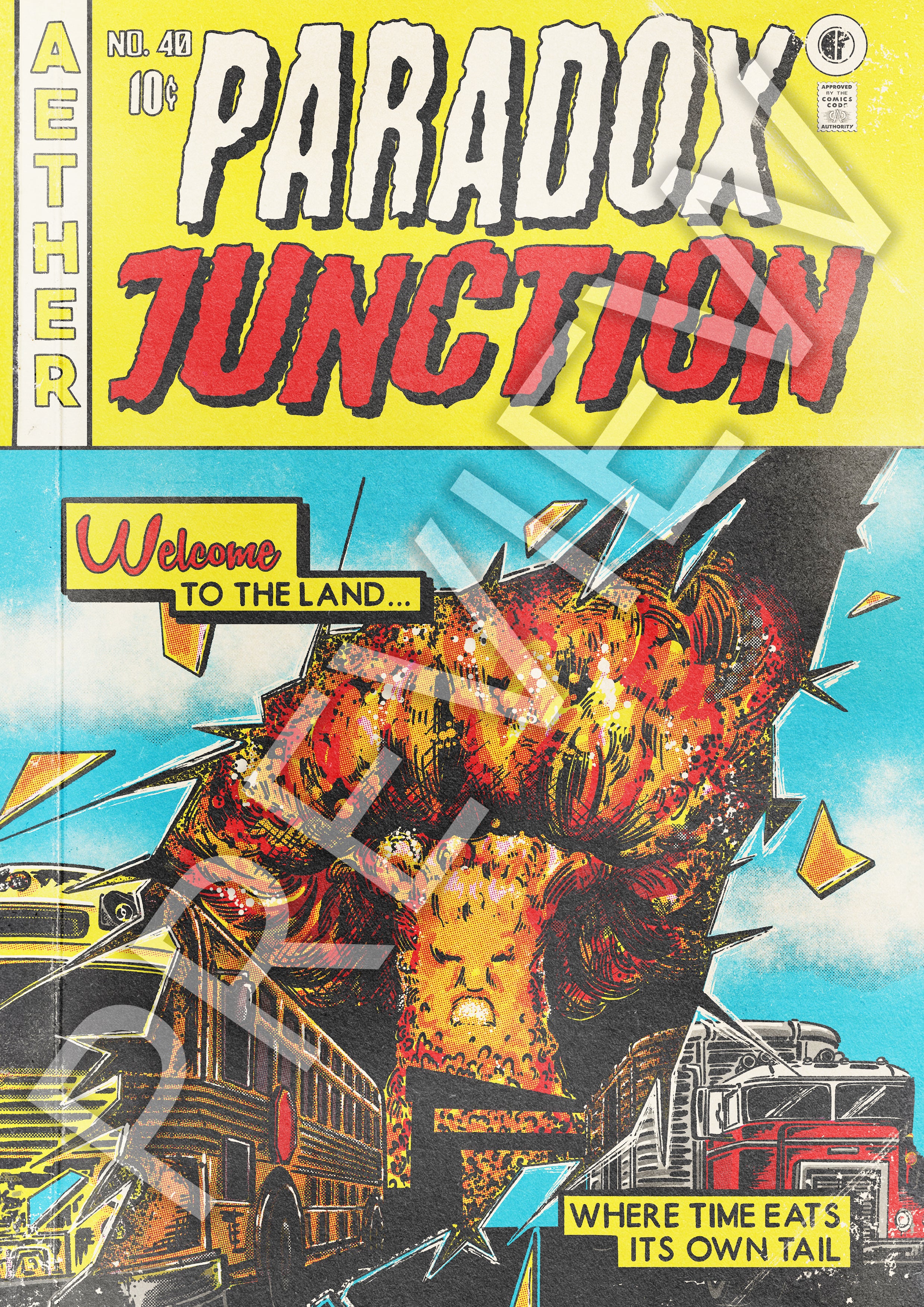 ***PARADOX JUNCTION Comic Posters (50 AVAILABLE)