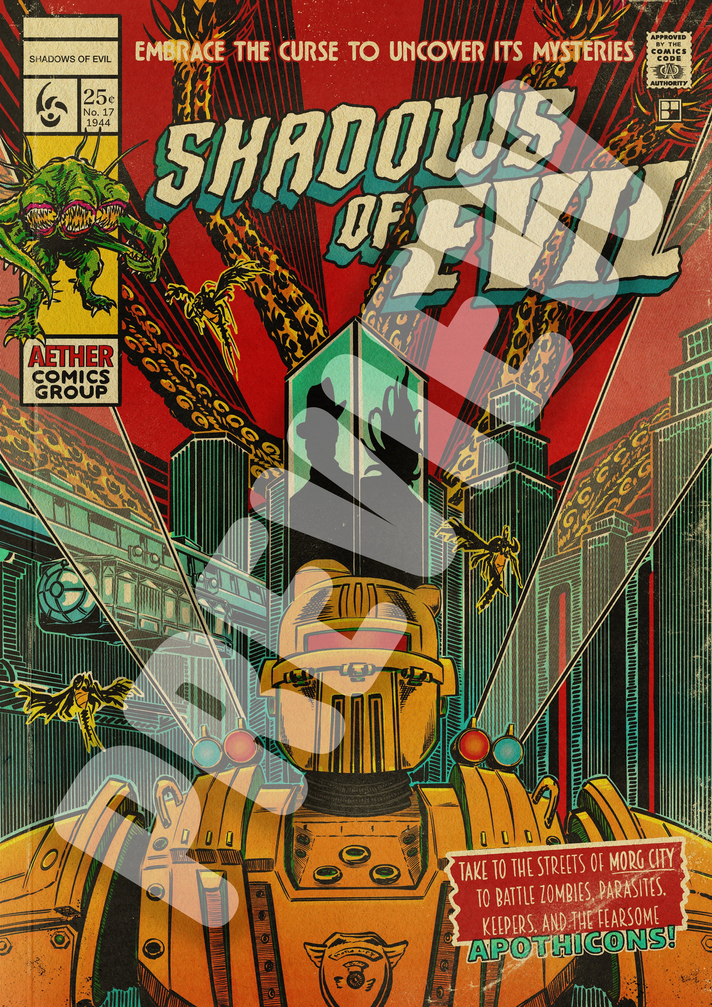 *"Shadows of Evil" Comic Book Posters!