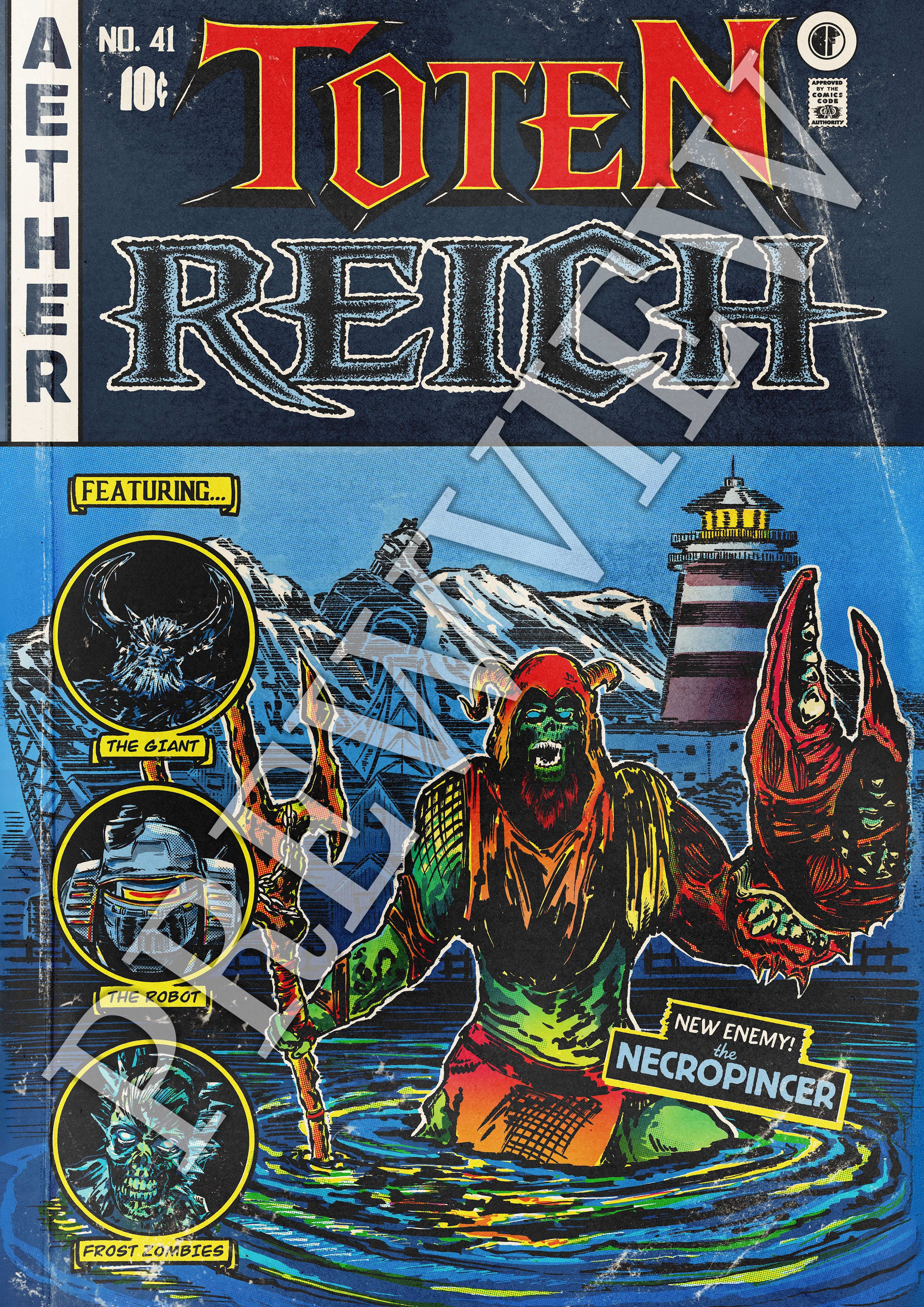 *"TOTEN REICH" Comic Book Poster (Only 100 Availble)