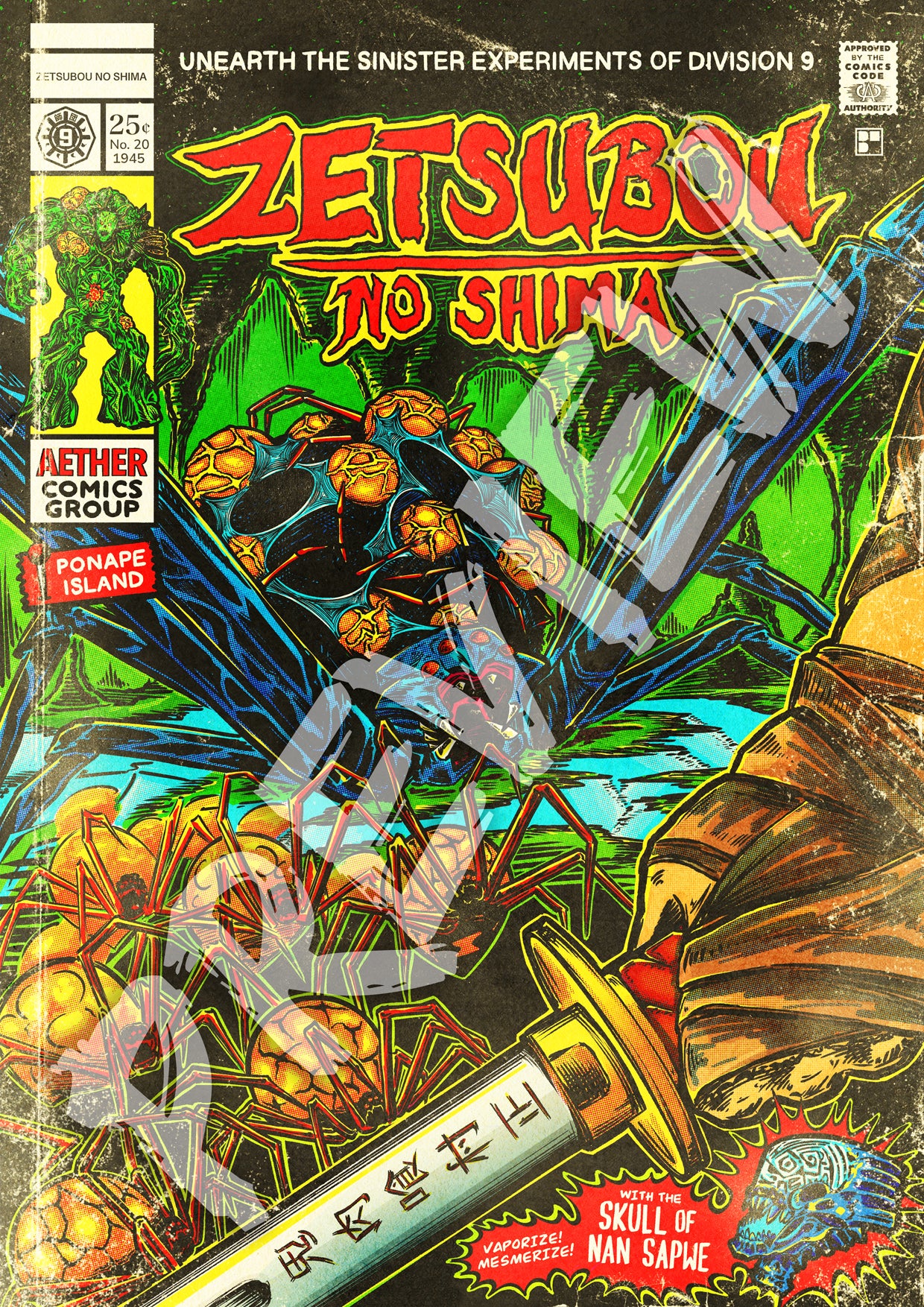 "Zetsubou No Shima" Comic Poster (Only 50 Available!)