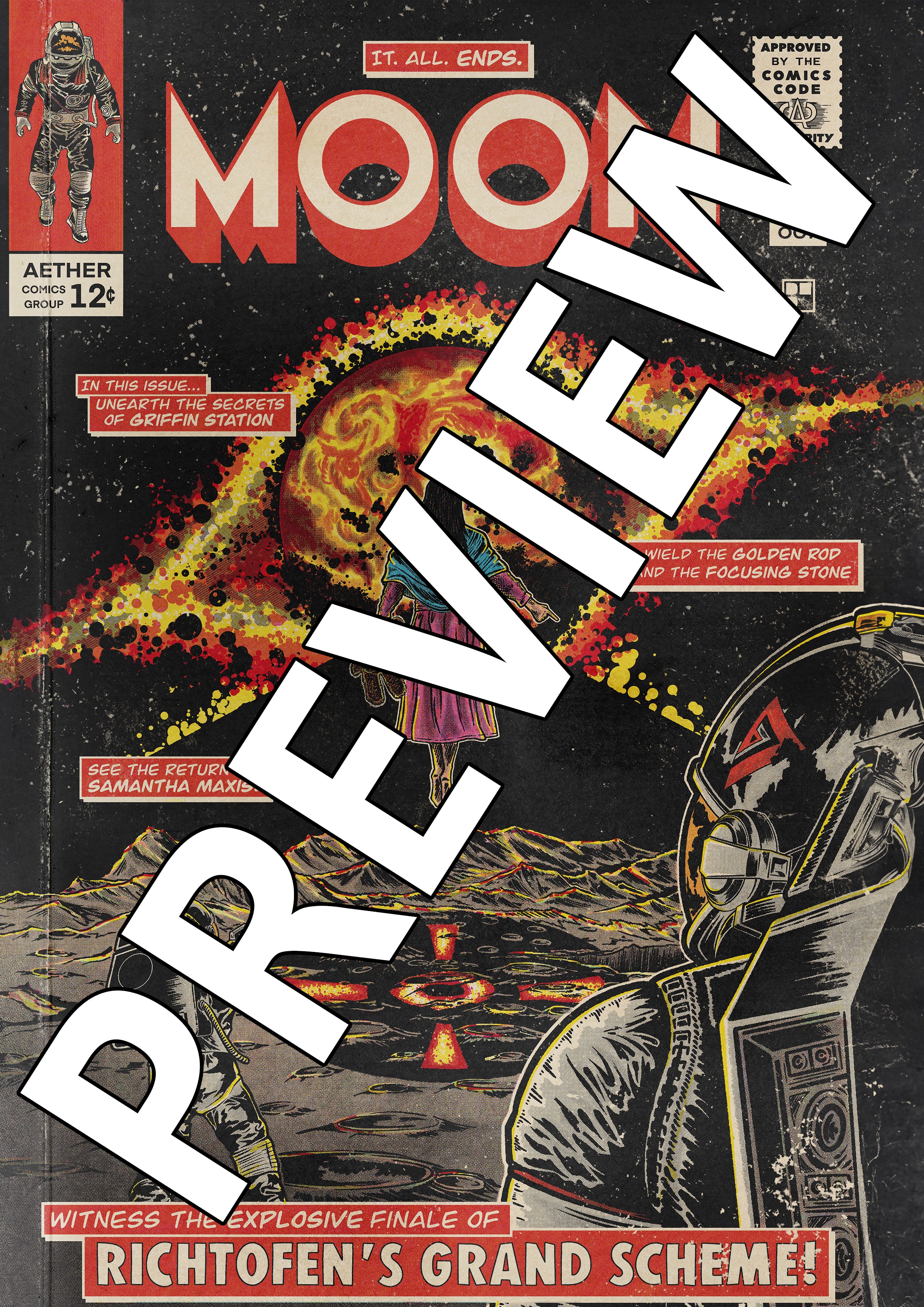MOON Comic Poster! (Limited to 50 Prints)